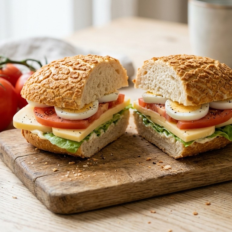 Broodje kaas a la home recept