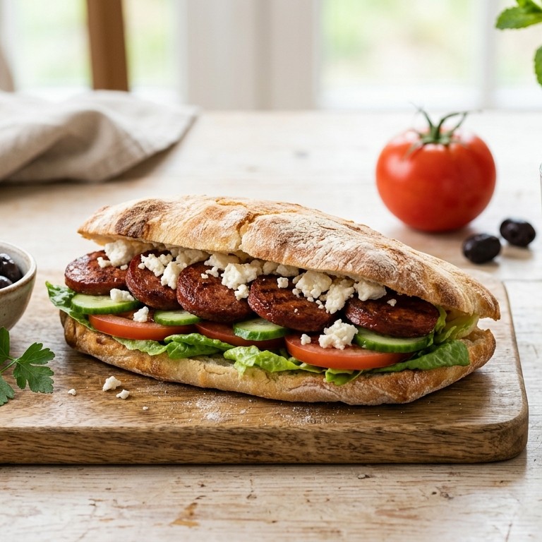 Broodje suçuk met fetah kaas recept