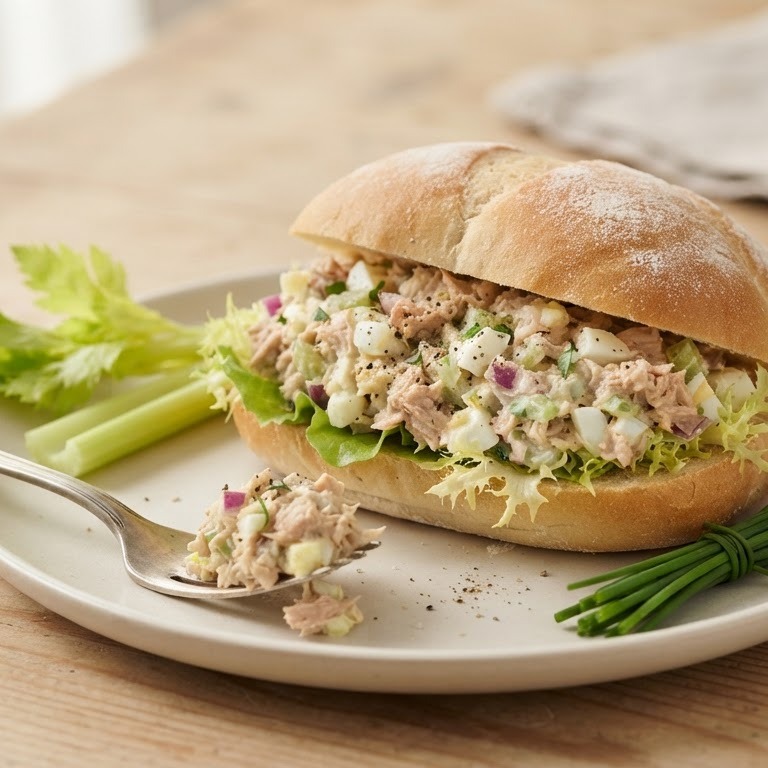 Broodje tonijnsalade recept
