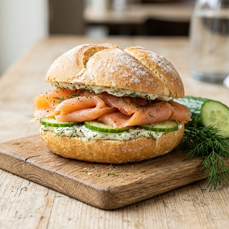Broodje zalm recept