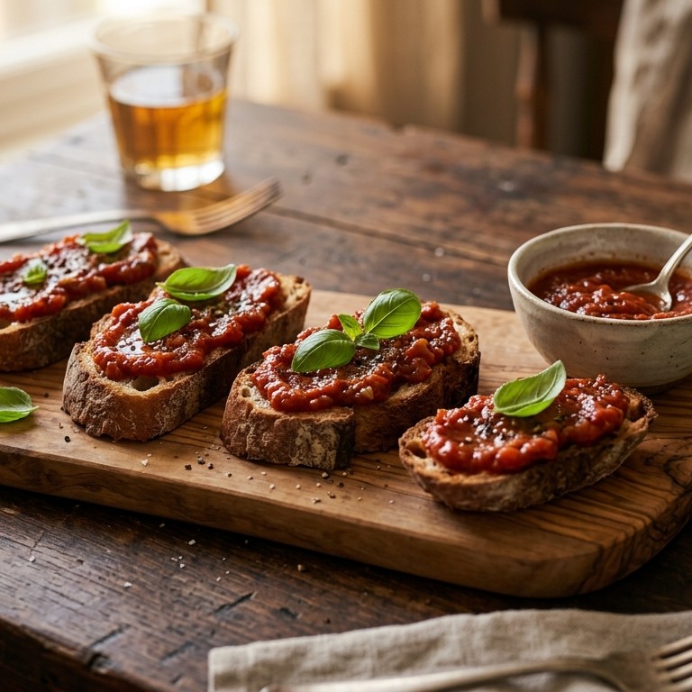 Broodjes met tomatenspread recept