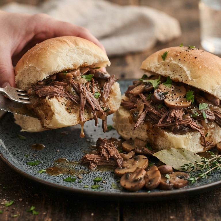 Broodjes warm vlees recept