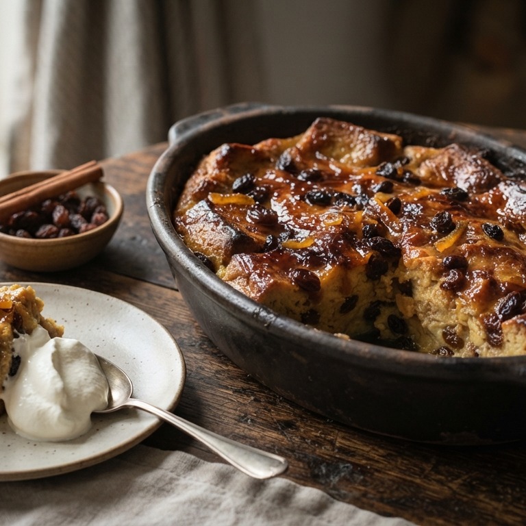 Broodpudding met boter recept