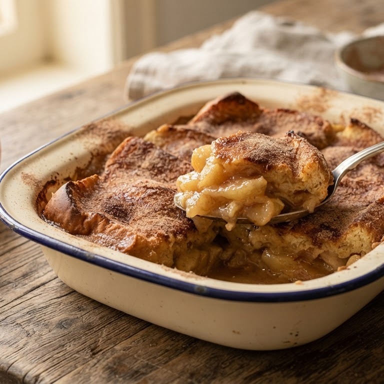 Broodschotel met appelmoes recept