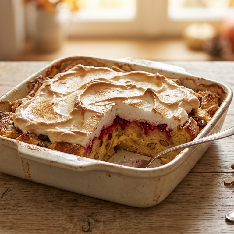 Broodschotel met eiwitschuim recept