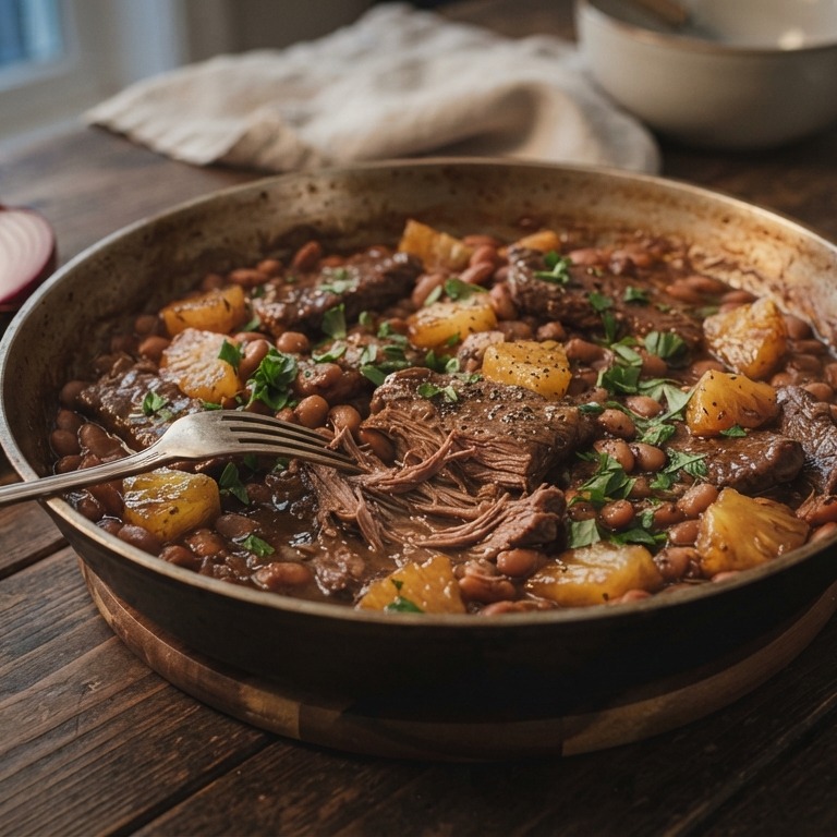 Bruine bonen Hawai recept