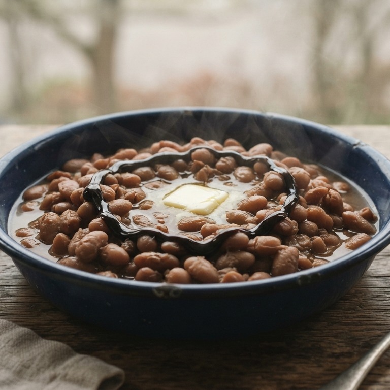 Bruine bonen met stroop recept