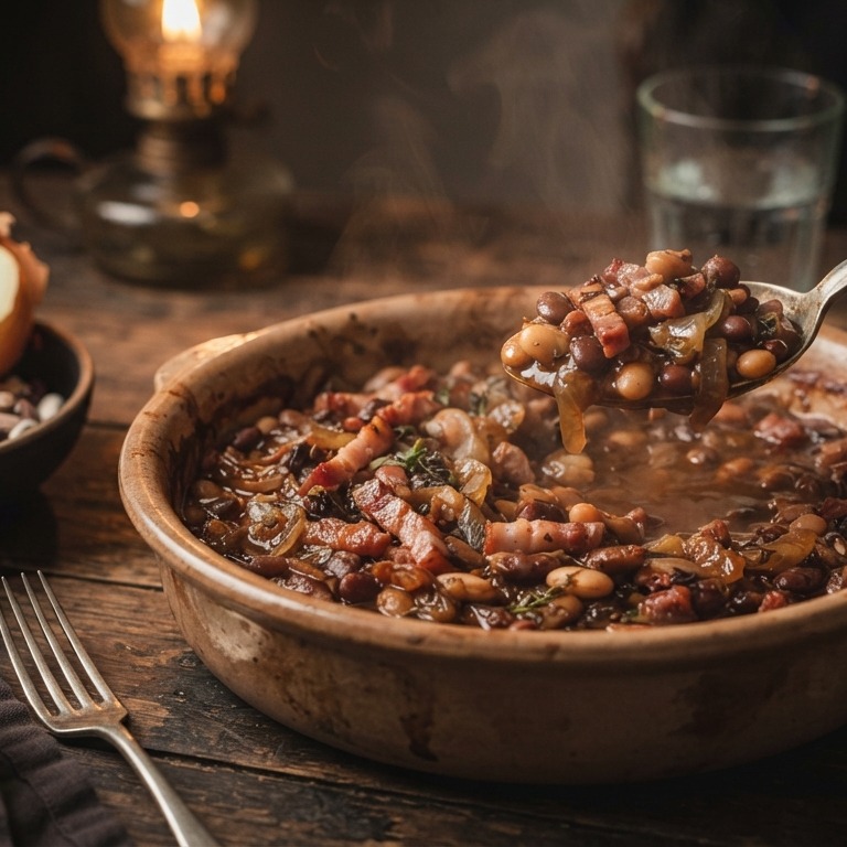 Bruine bonen schotel recept