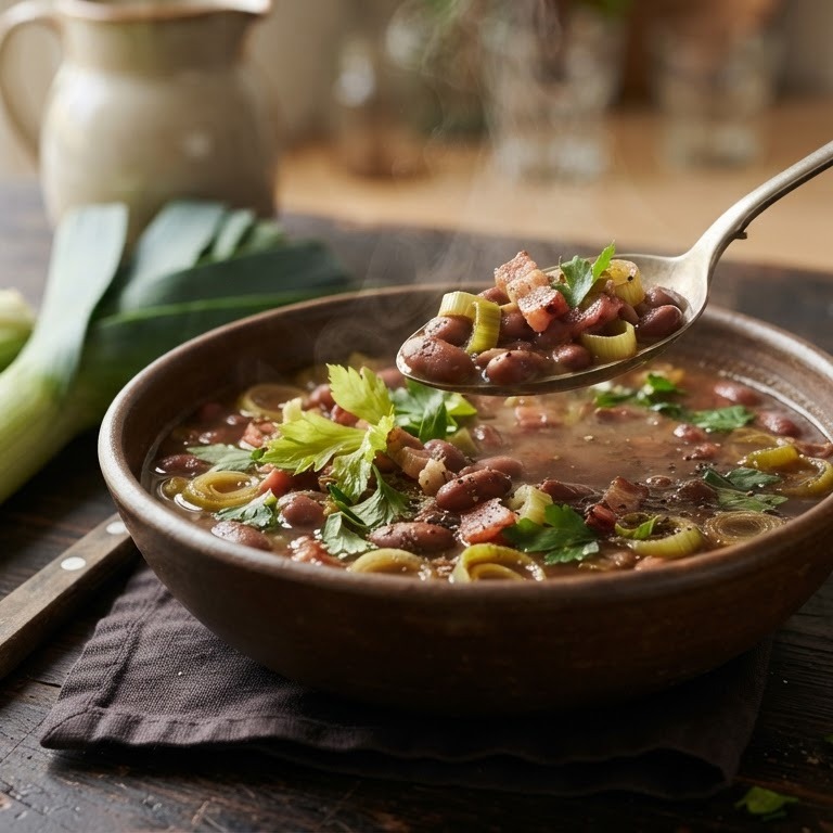 Bruine Bonensoep recept