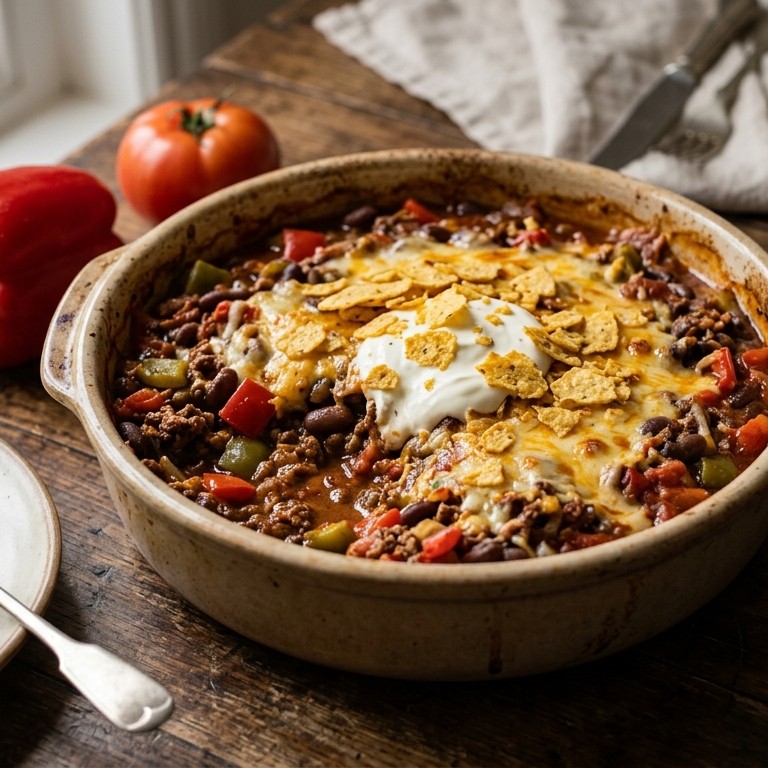 Bruinebonenschotel à la Ria recept