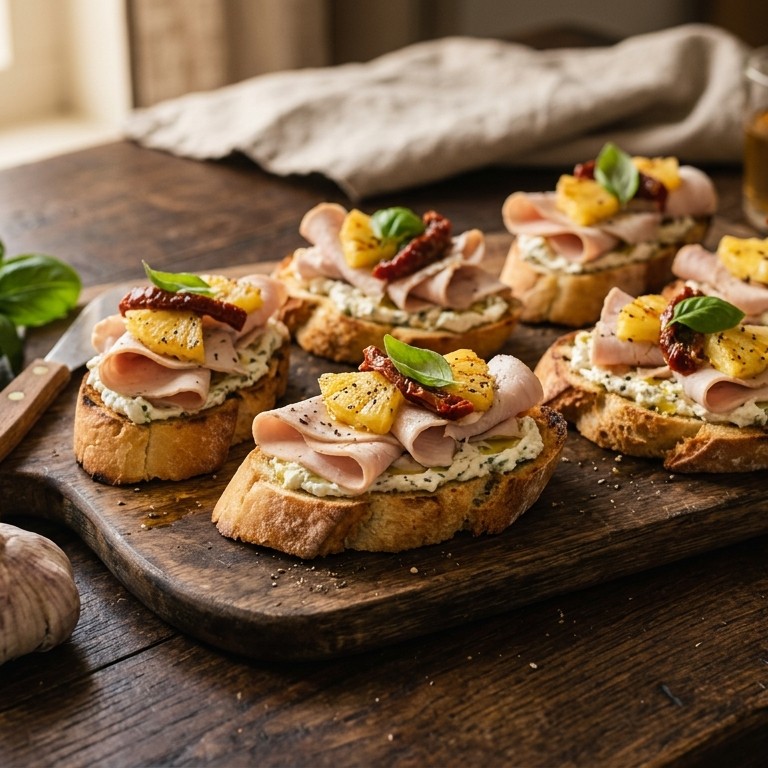Bruschetta met fricandeau recept
