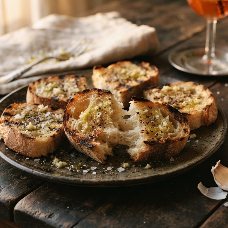 Bruschetta met knoflook recept