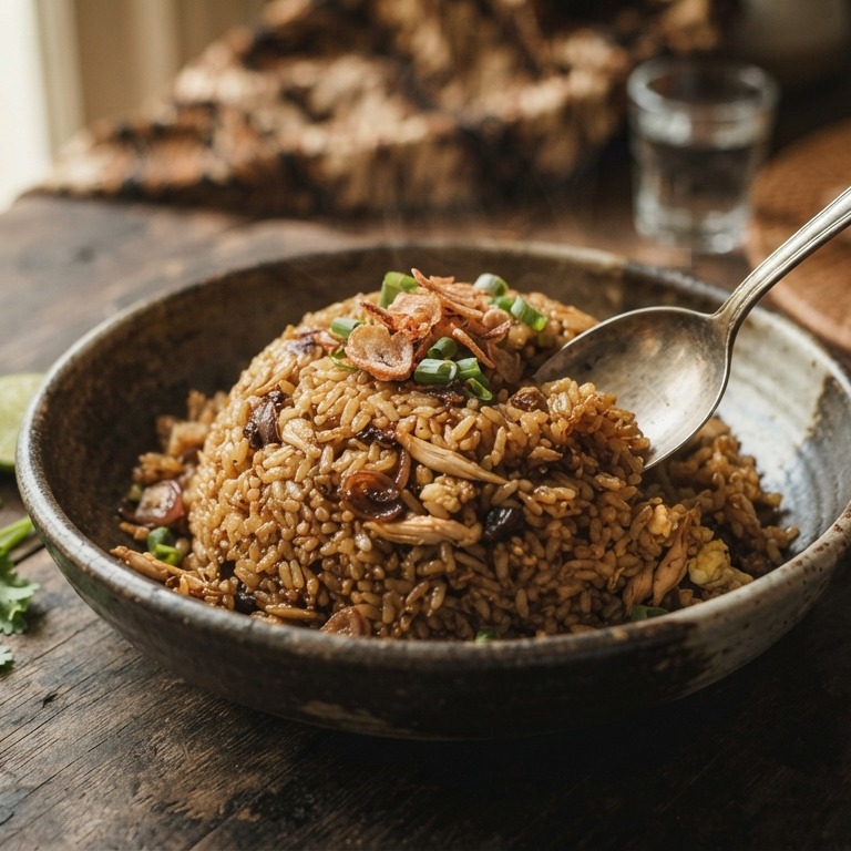 Budget nasi goreng basis recept