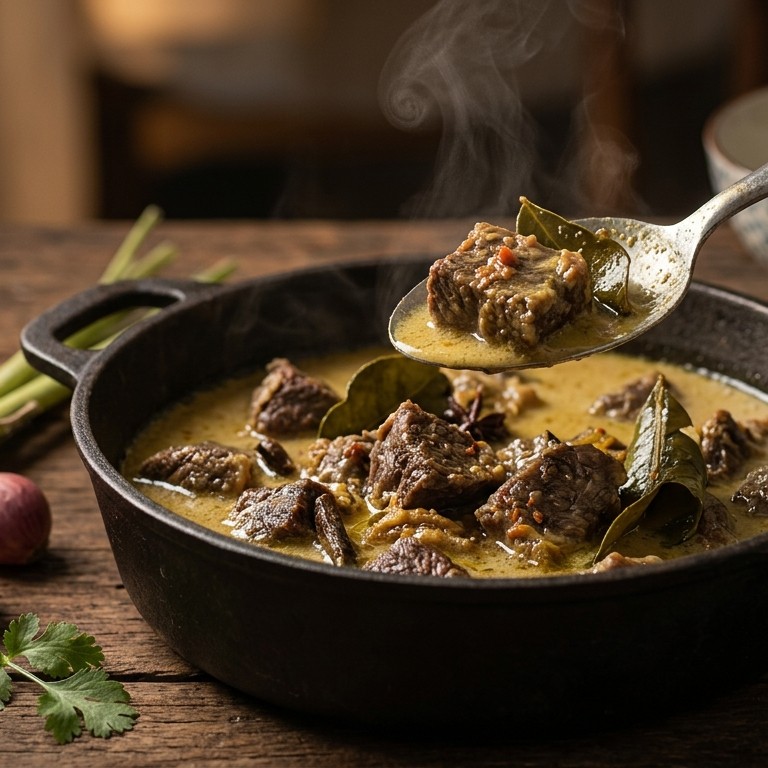 Bundu Daging (gestoofd rundvlees) recept