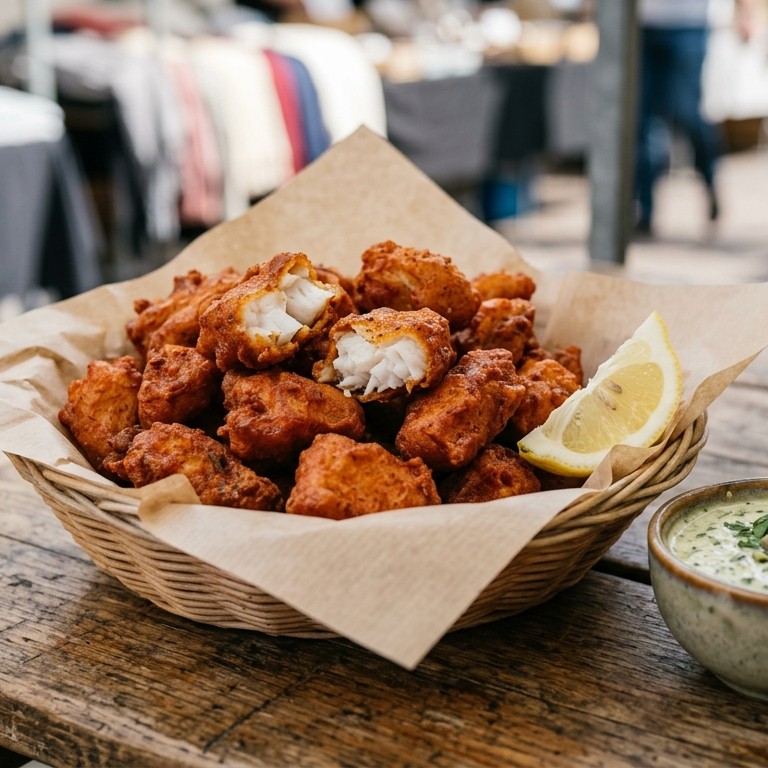 Cajun kibbeling recept