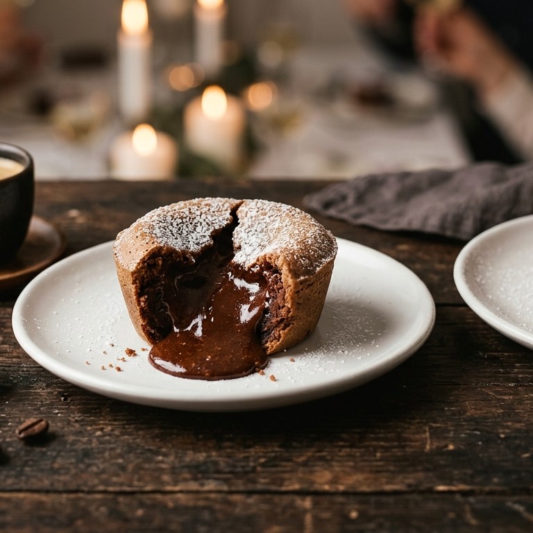 Cakejes met smeltende chocolade recept