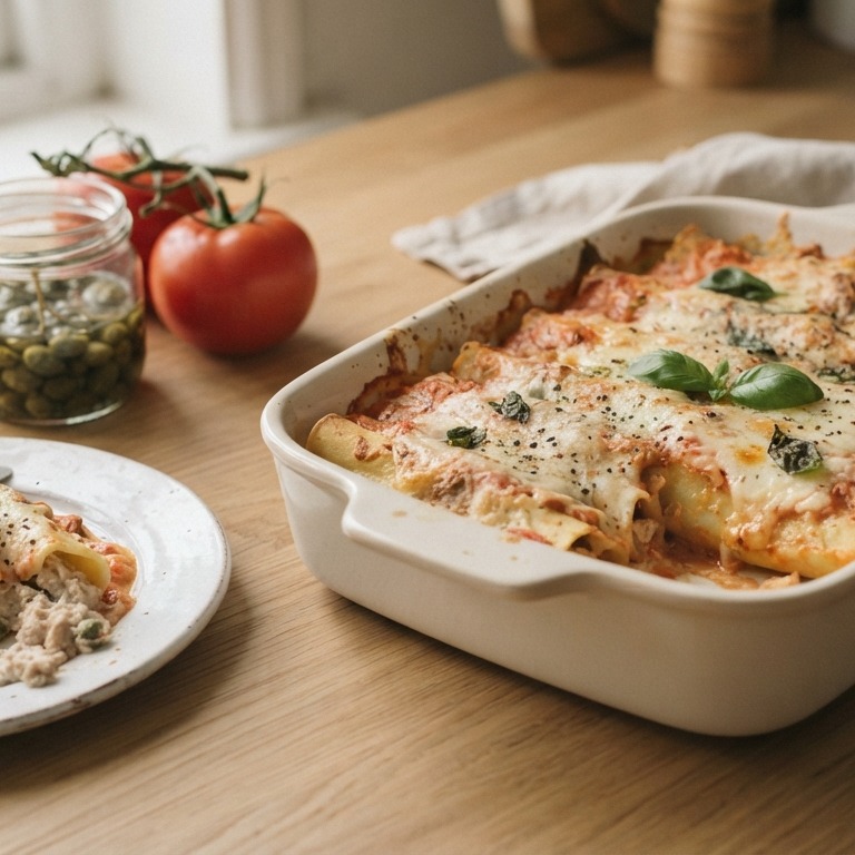 Cannelloni met tonijn recept