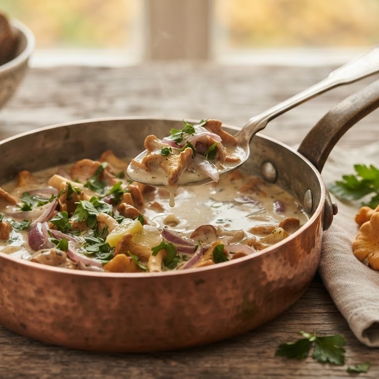 Cantharellen ragout recept
