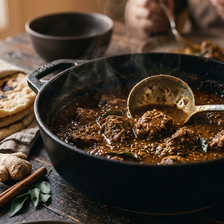 Capik curry madras (pittige curry van lamsvlees) recept