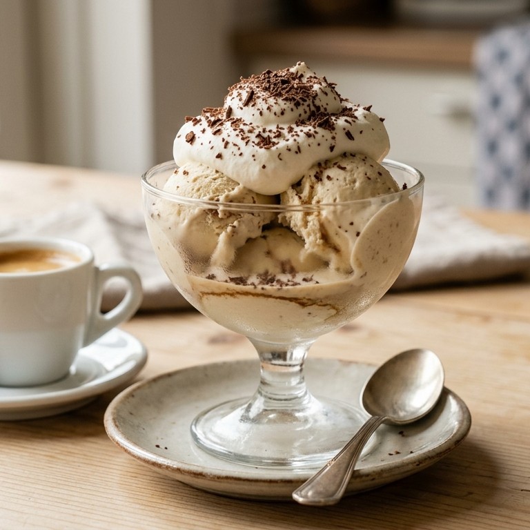 Cappuccino-ijs recept