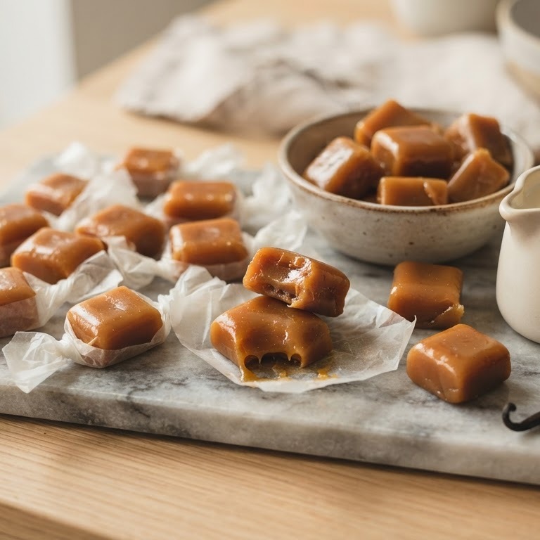 Caramel snoepjes recept