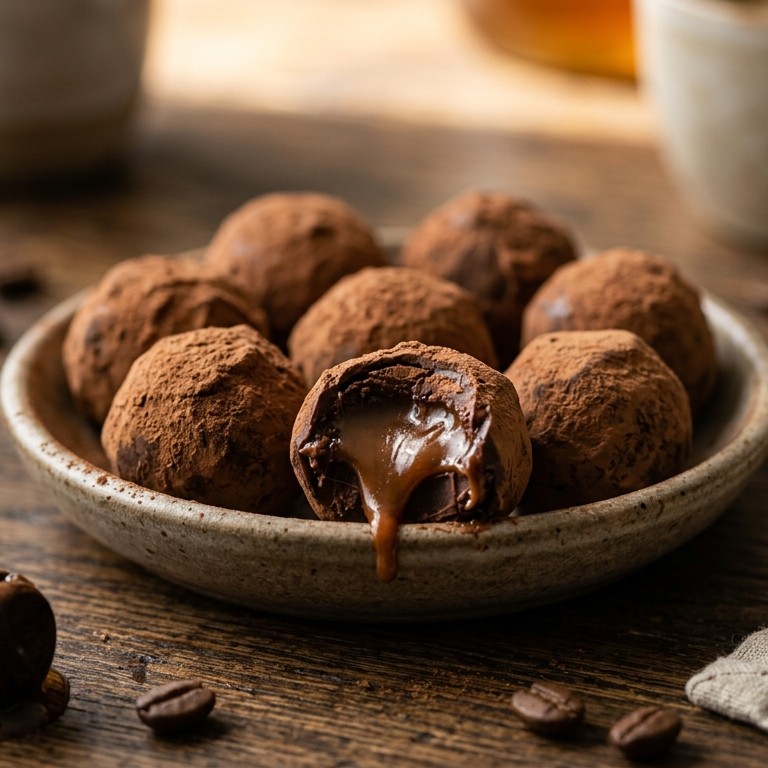 Carameltruffels recept