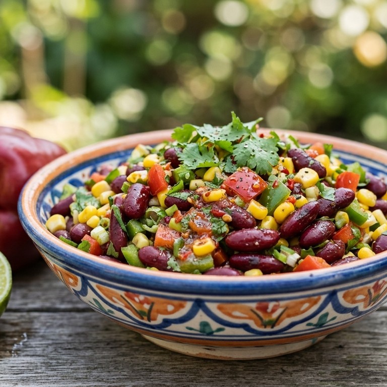 Caribische rode bonensalade recept