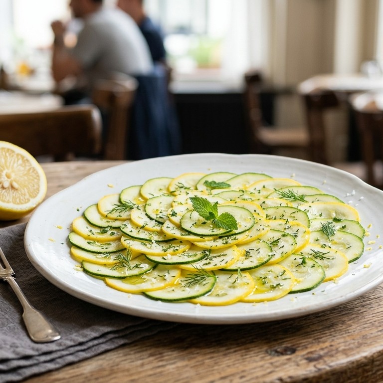 Carpaccio van courgette recept