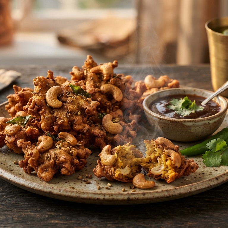 Cashewnotenpakora recept