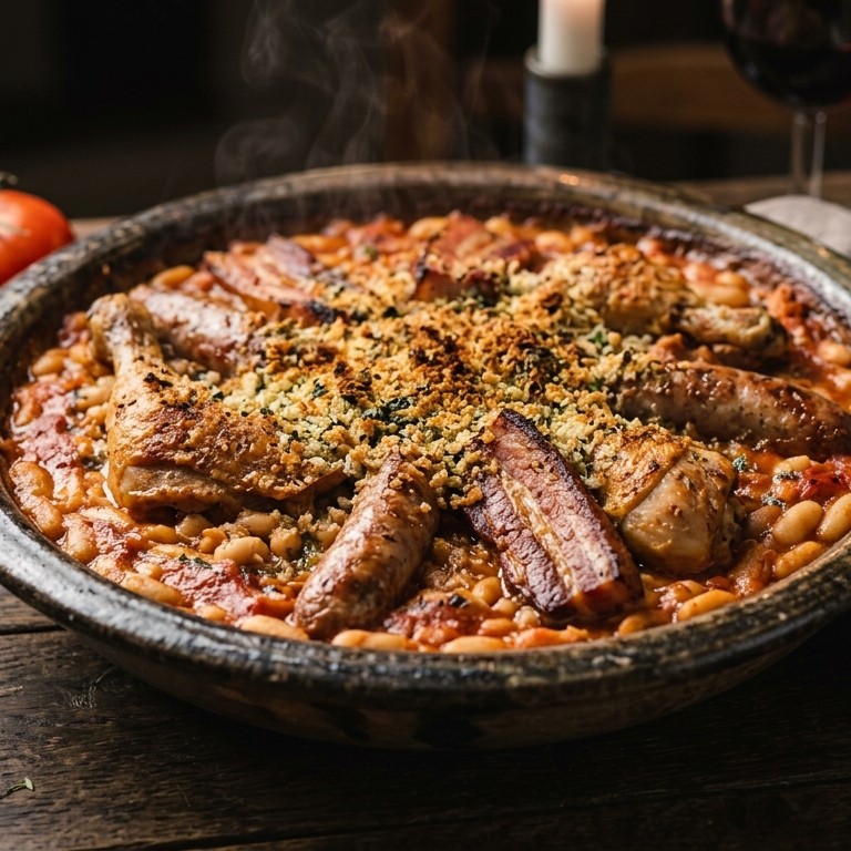 Cassoulet met kippenbout recept