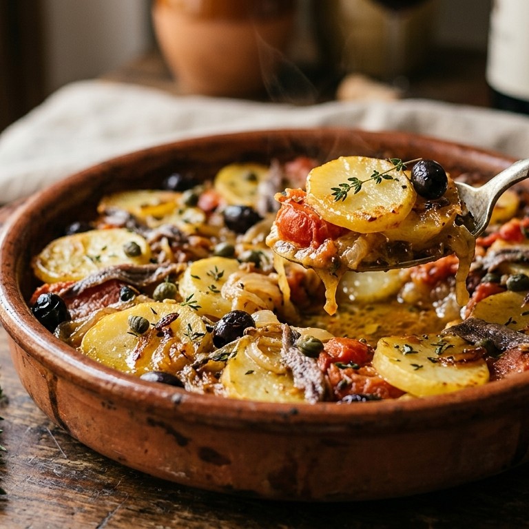 Catalaanse aardappelschotel recept