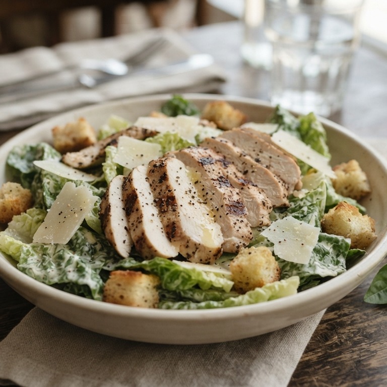 Ceasar salade met kipfilet recept