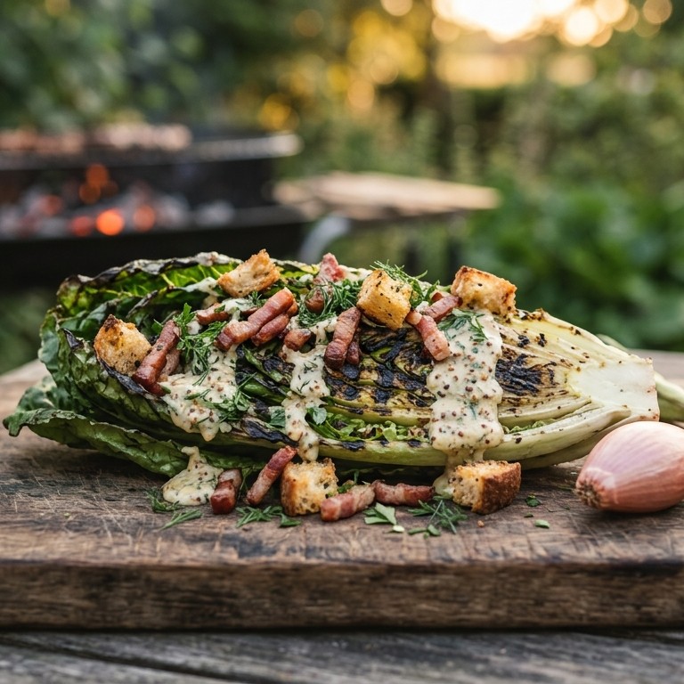 Ceasarsalade voor de bbq recept