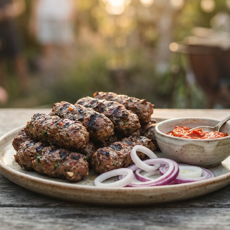 Cevapcici  (Hongaarse gehaktrolletjes) recept
