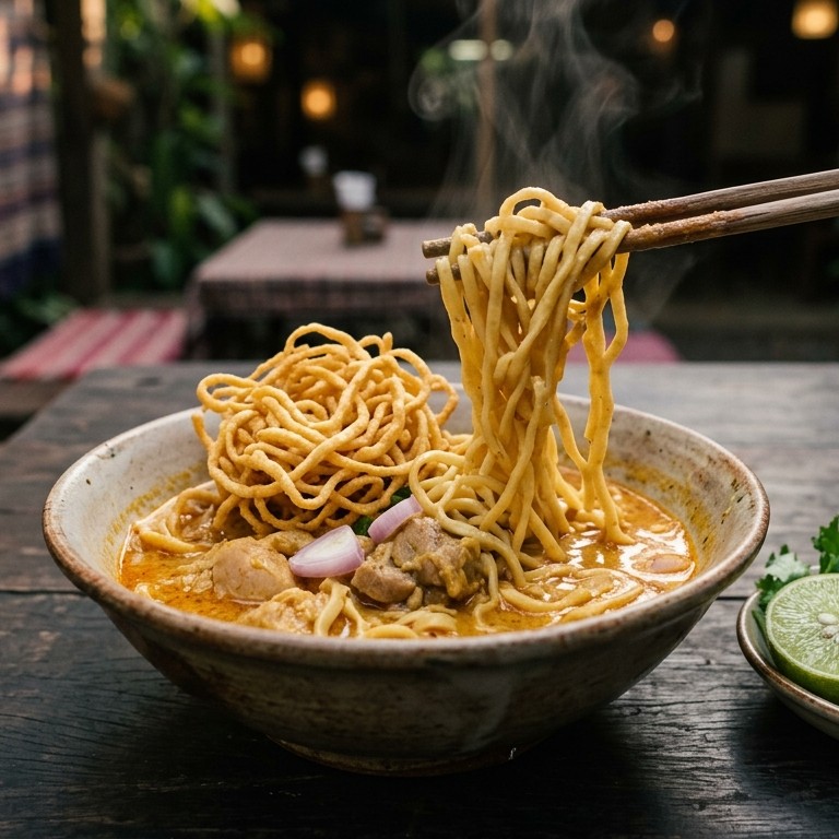 Chaing mai noodles (Thaise noedels) recept