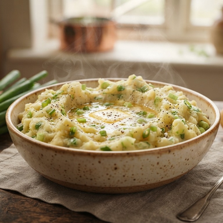 Champ (aardappelpuree met bosui en boter) recept