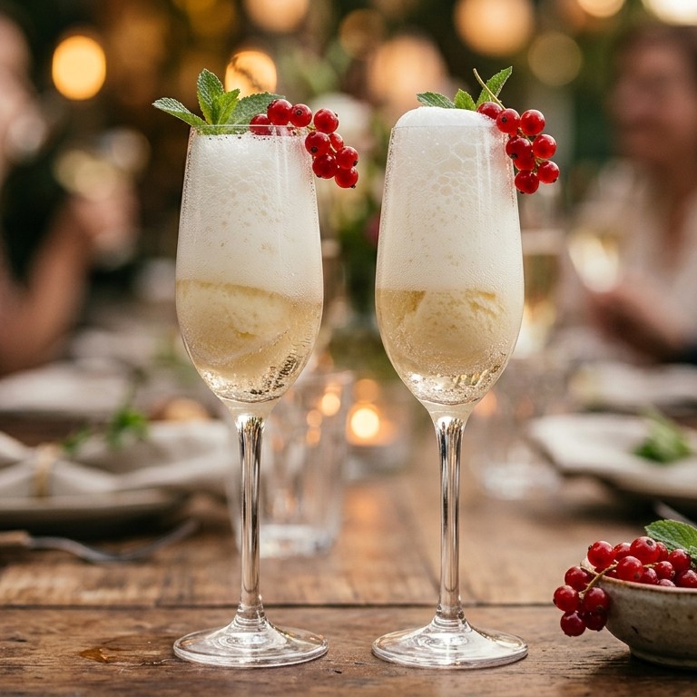 Champagnespoom recept