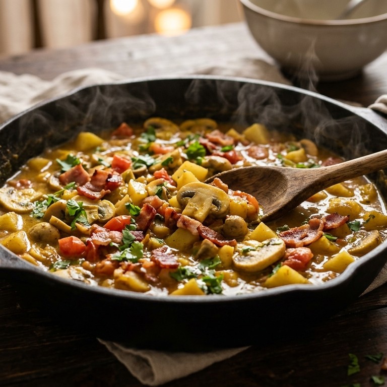 Champignon Curry recept
