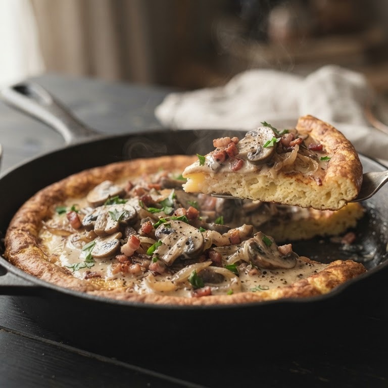 Champignon-pannenkoek recept