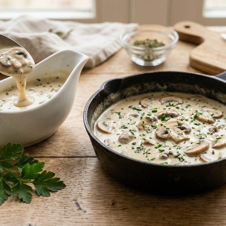 Champignon roomsaus recept