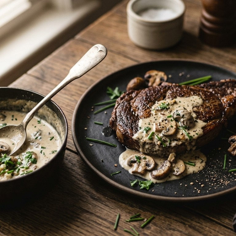 Champignonroomsaus recept