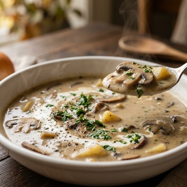 Champignonroomsoep recept
