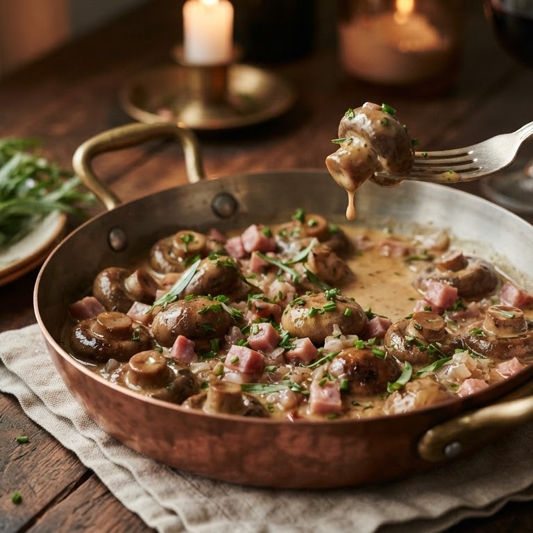 Champignons à la Dordogne recept