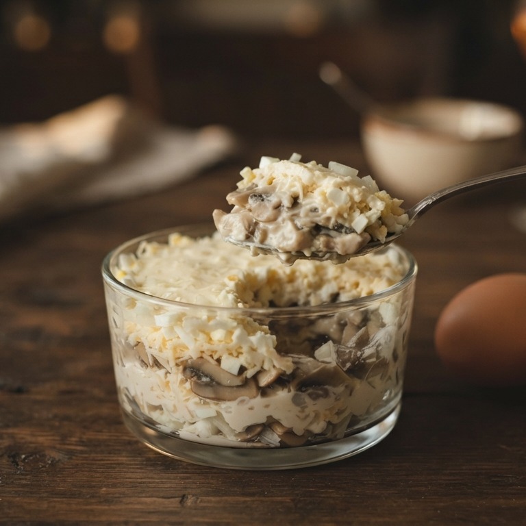 Champignonsalade recept