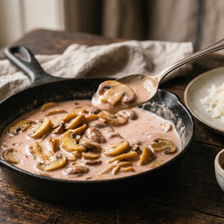 Champignonsaus met MonChou recept
