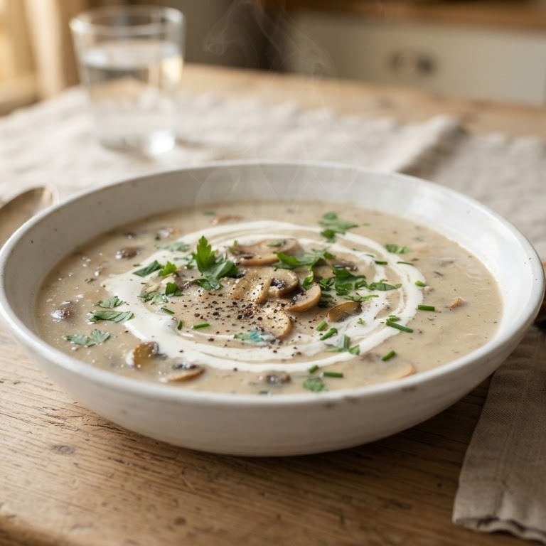 Champignonsoep recept