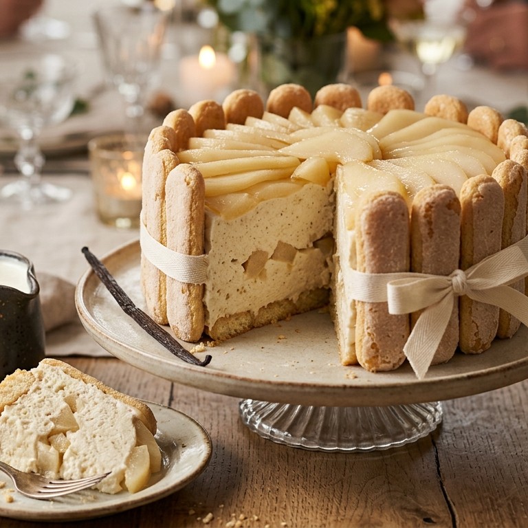Charlotte au poires recept