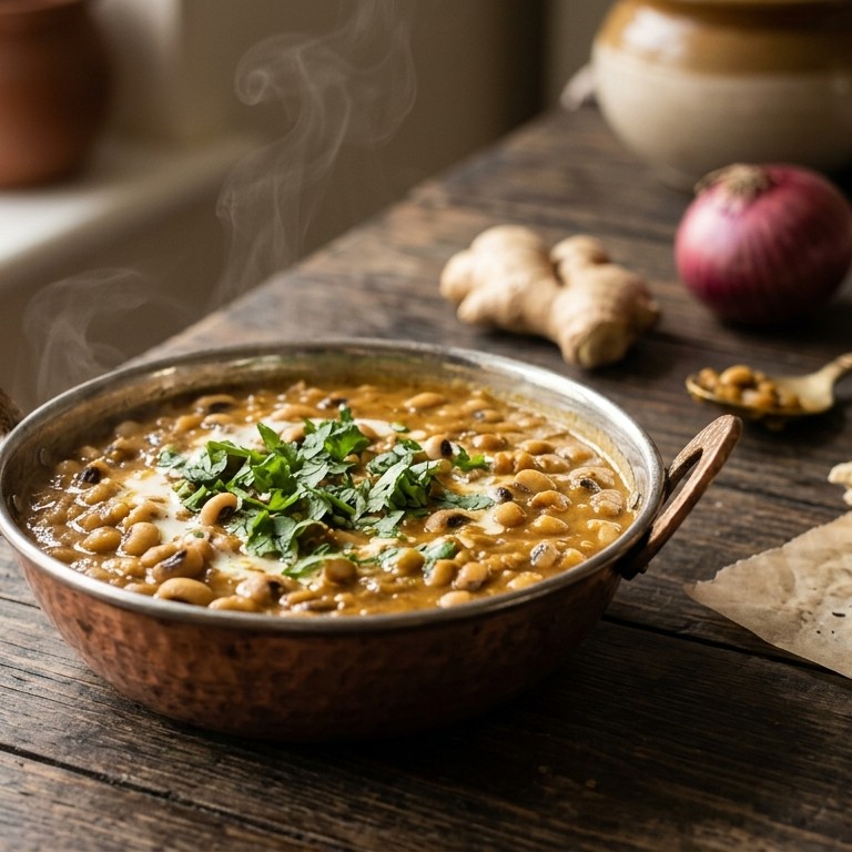Chawli Dahl - zwarte-ogenbonen recept