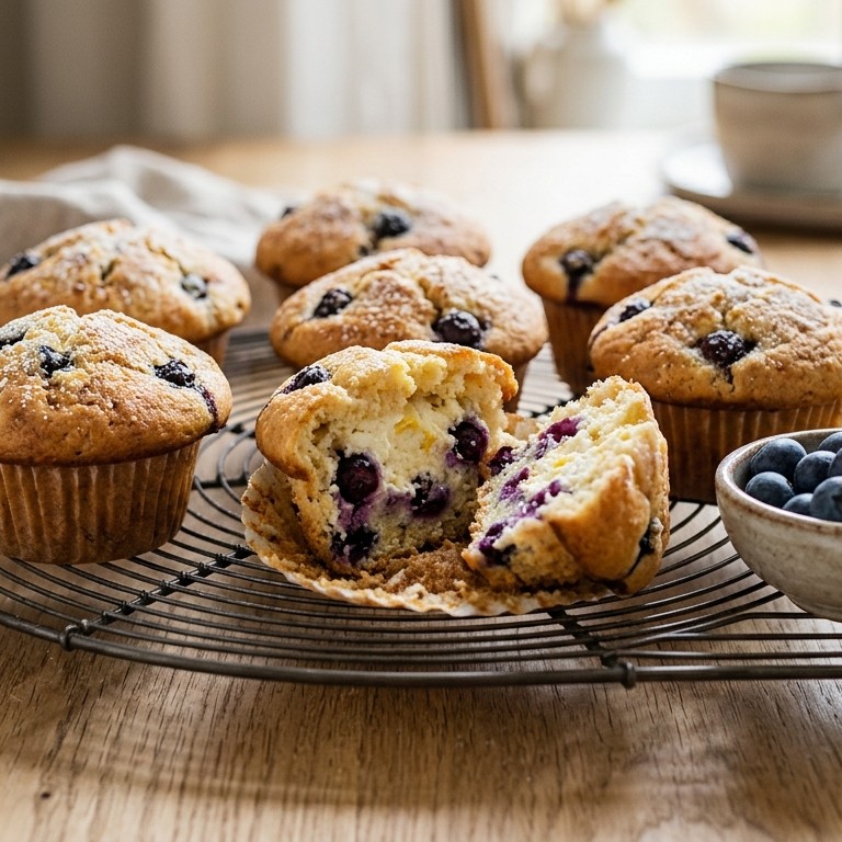 Cheesecakejes met bosbessen recept