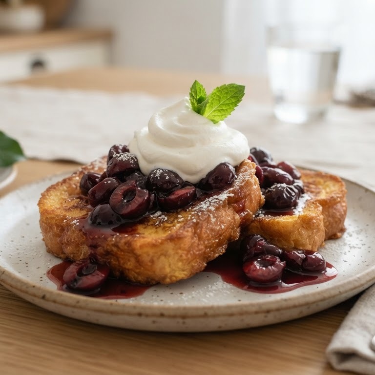 Cherry toast recept